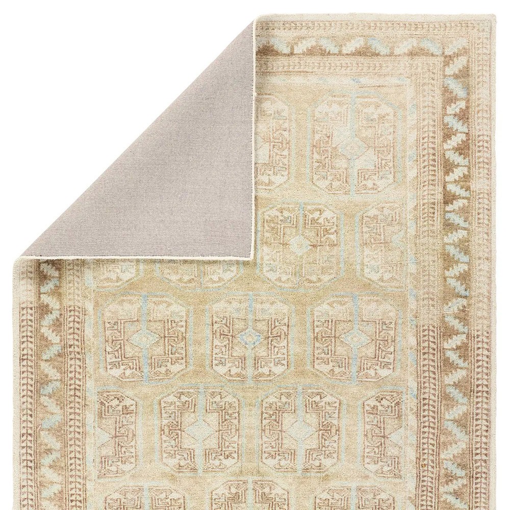 Caisan Updated Traditional Beige Oriental Patterned Rug - 5'x8'|