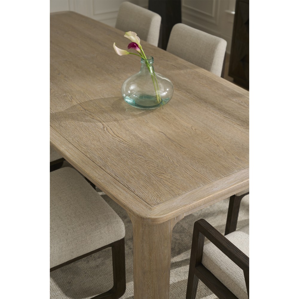 Alwyn Modern Classic Light Oak Rectangular Extendable Dining Table - 86 ...