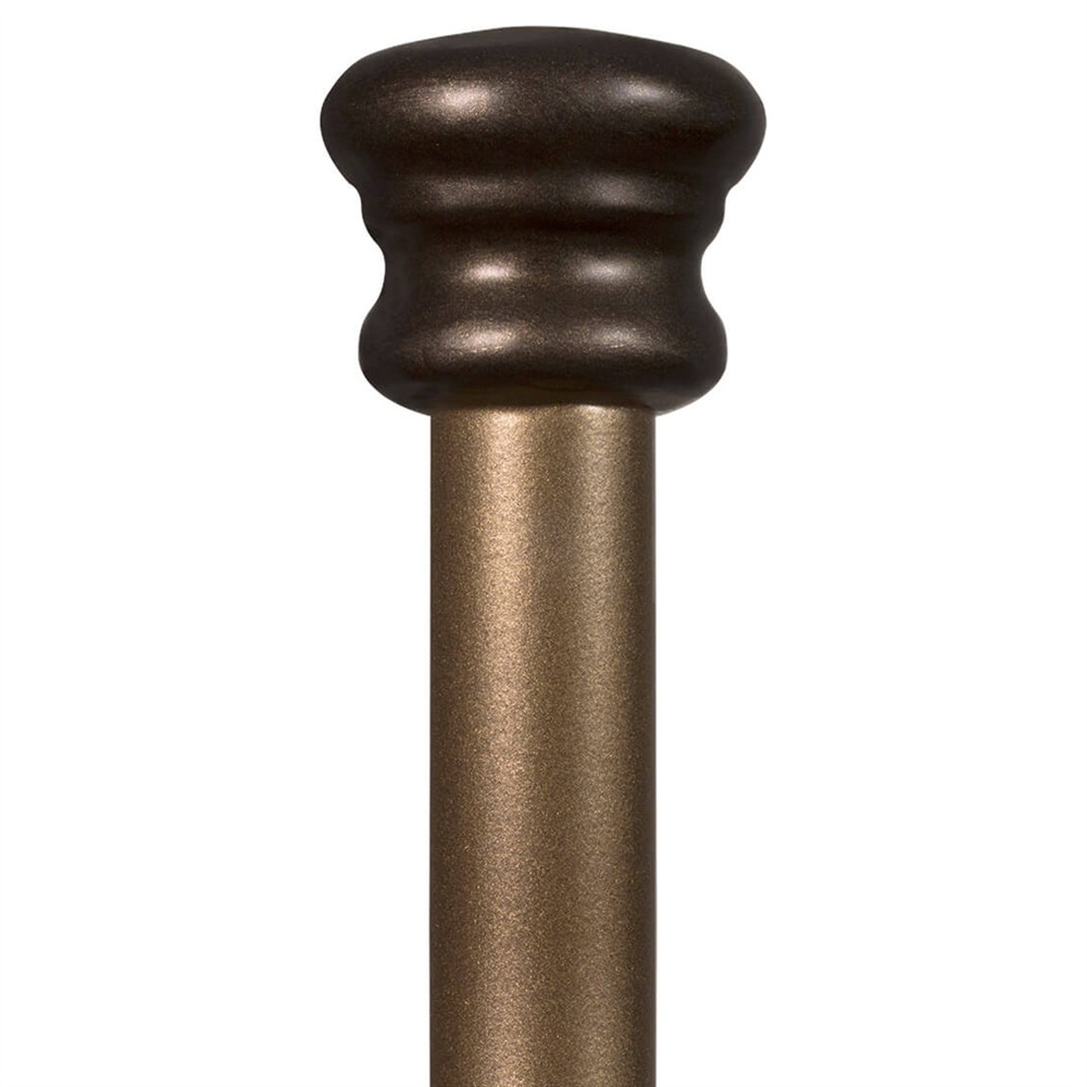 Lascaux French Country Aged Brass Iron Bed - Full|