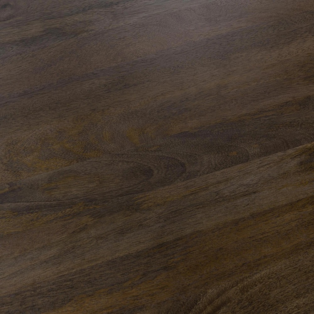 Berlin Updated Traditional Brown Mango Wood Round Dining Table - 48"|
