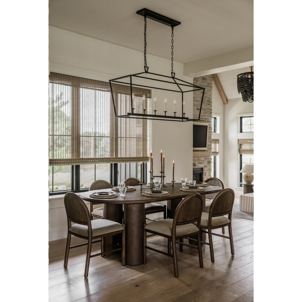 Bennett Modern Classic Brown Velvet Dark Oak Dining Chair - Set of 2|