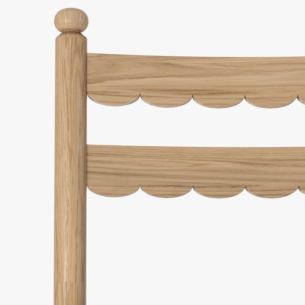 Declan Updated Traditional Light Brown Oak Counter Stool|