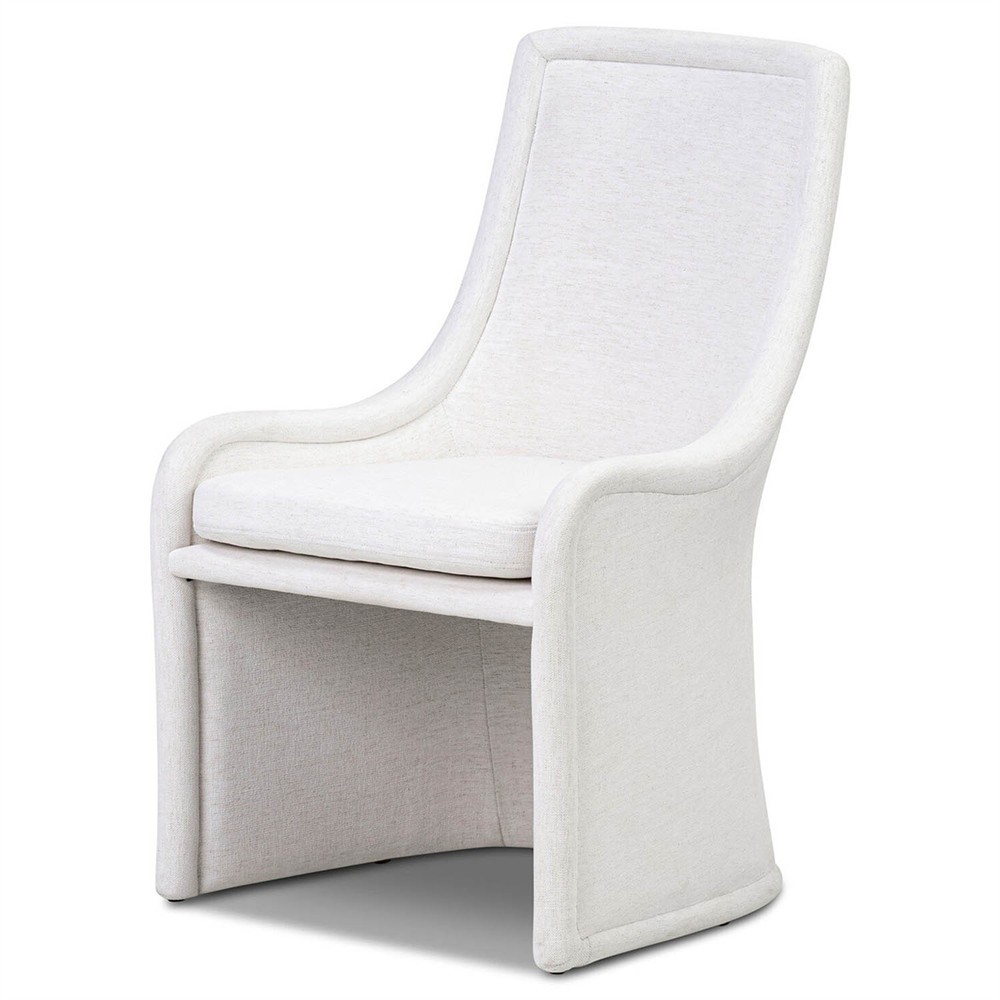 Heather Modern Classic Cream Crypton Dining Side Chair|