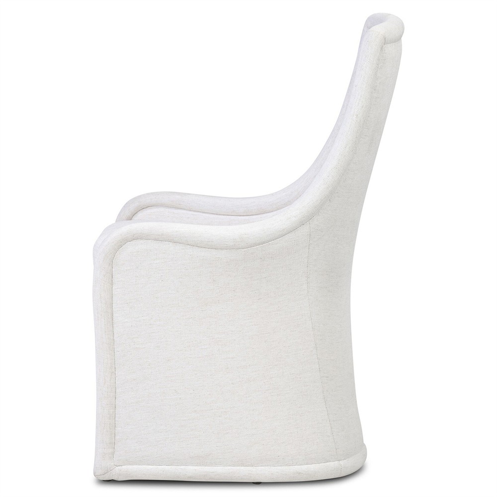 Heather Modern Classic Cream Crypton Dining Side Chair|