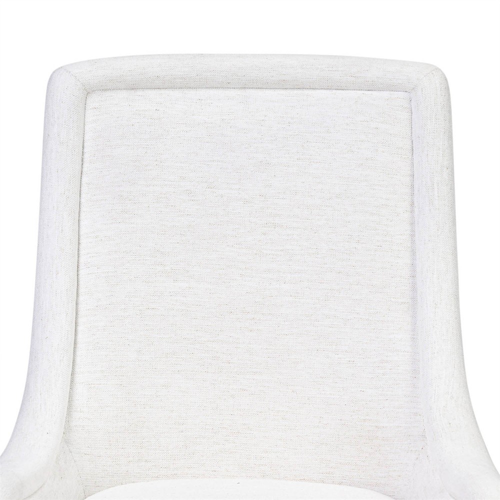 Heather Modern Classic Cream Crypton Dining Side Chair|