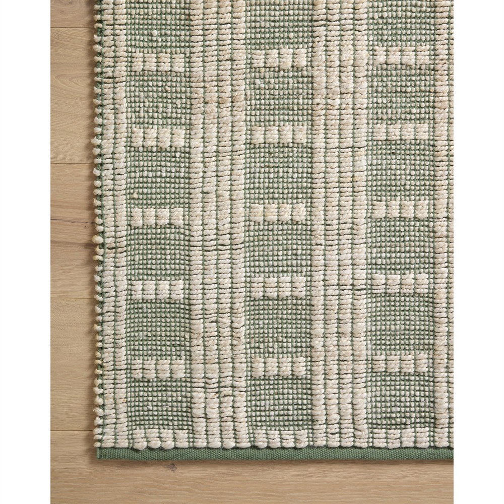 Arwen Updated Traditional Green Striped Patterned Rug - 5'x7'|