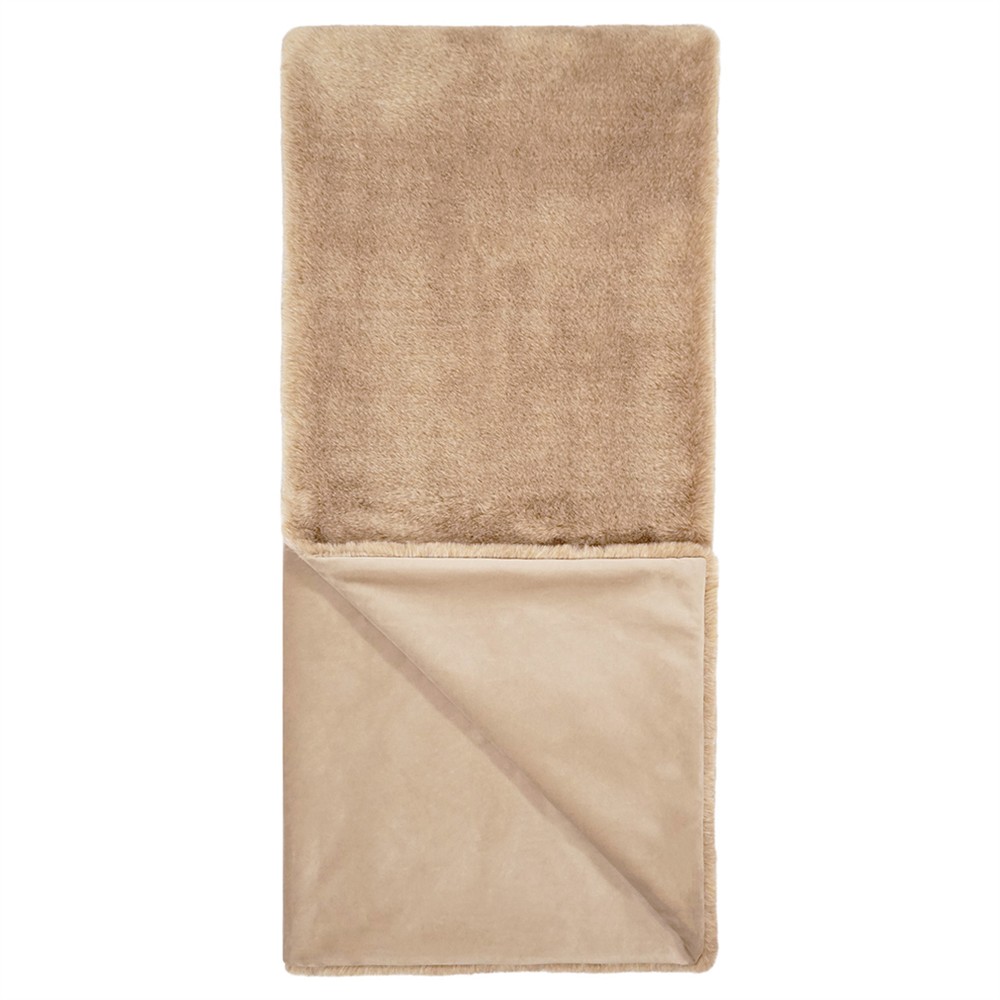 Colson Modern Classic Beige Throw Blanket|