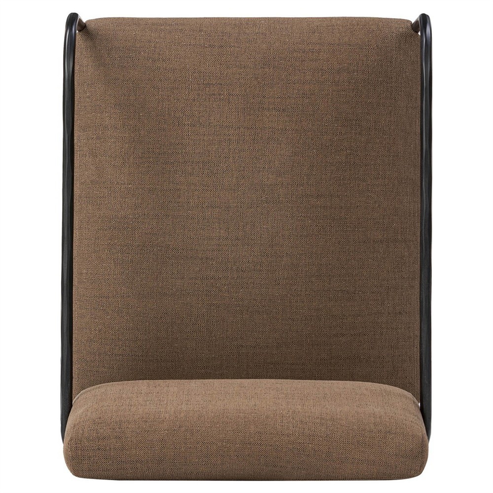 Faryn Modern Classic Brown Performance Iron Dining Arm Chair|