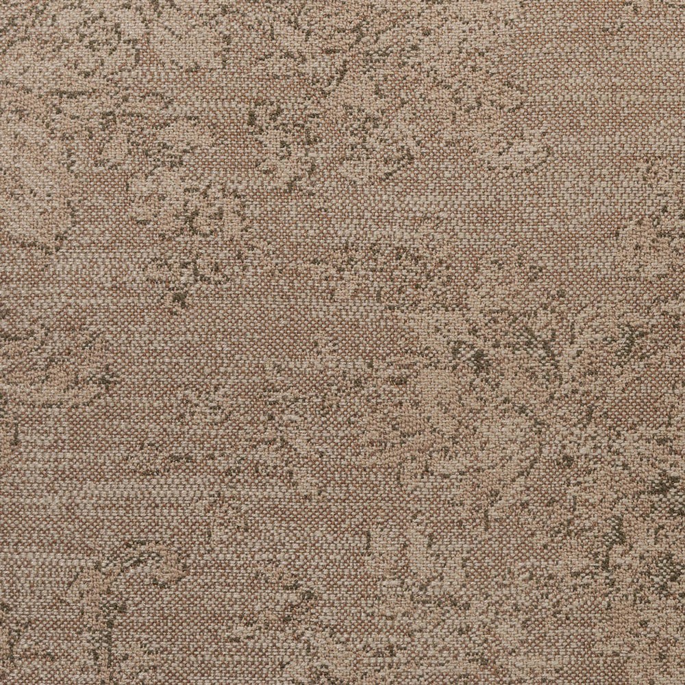 Faryn Modern Classic Brown Printed Iron Dining Arm Chair|