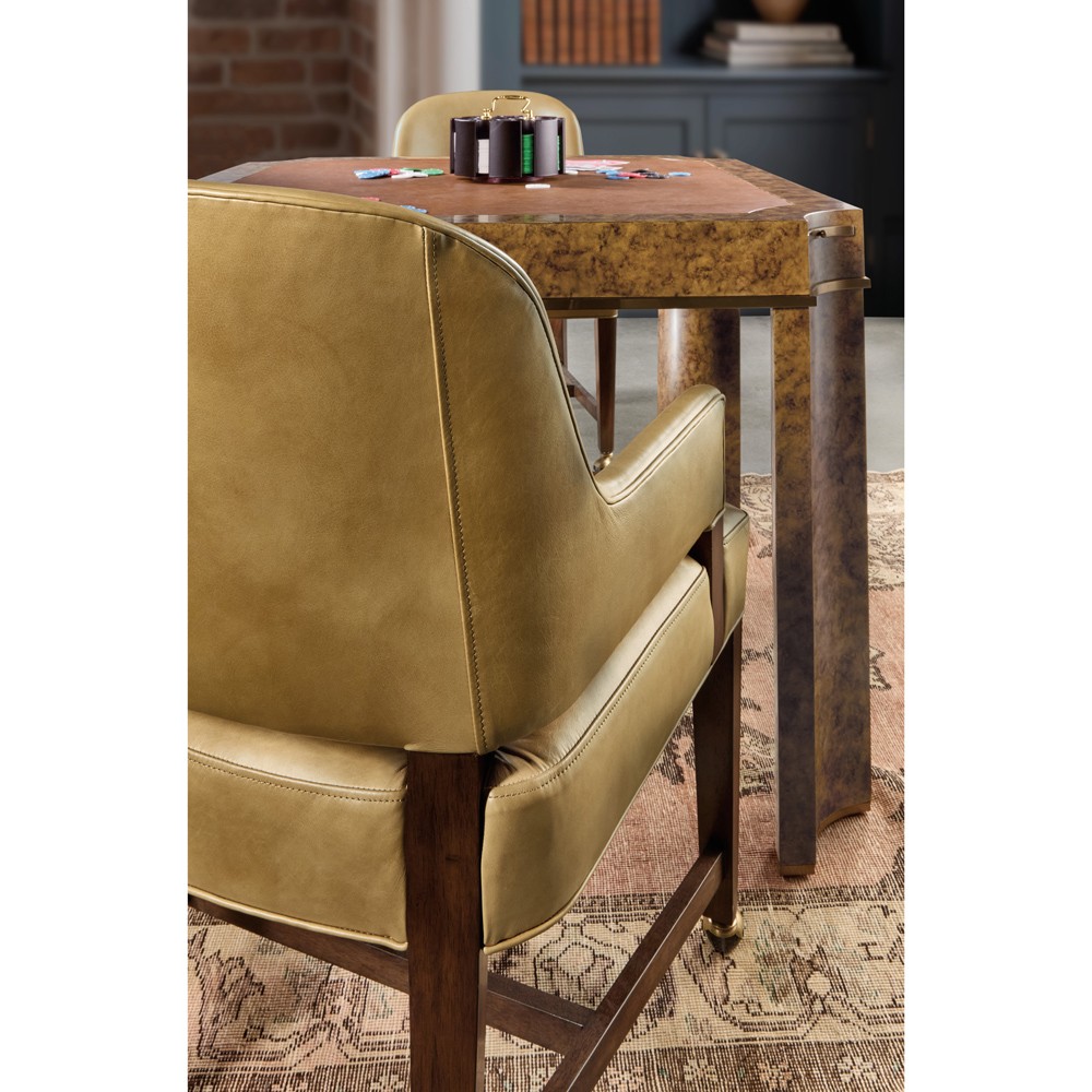 Alaine Modern Classic Brown Wood Game Table|