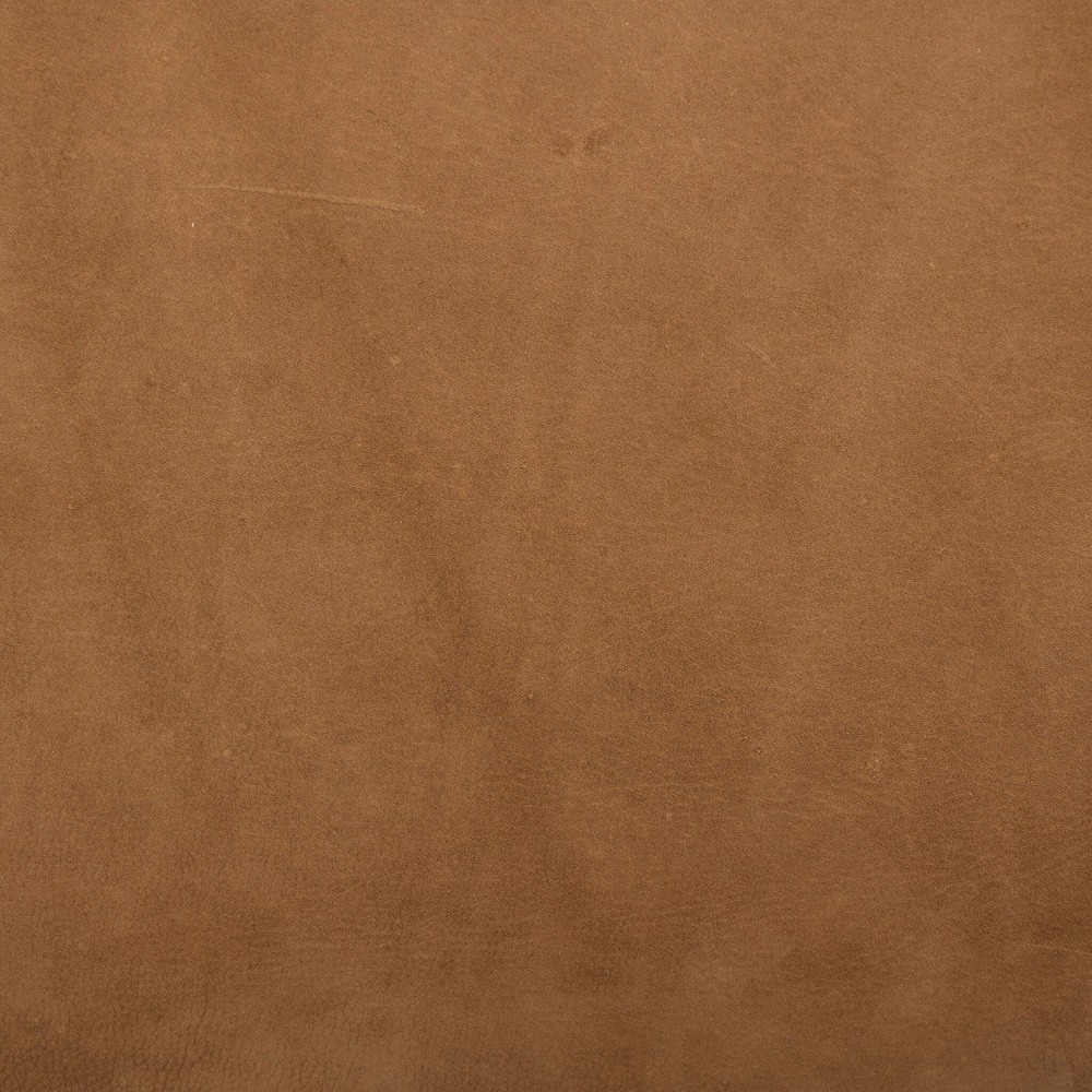 Pia Mid Century Modern Nubuck Cognac Leather Natural Oak Arm Chair|