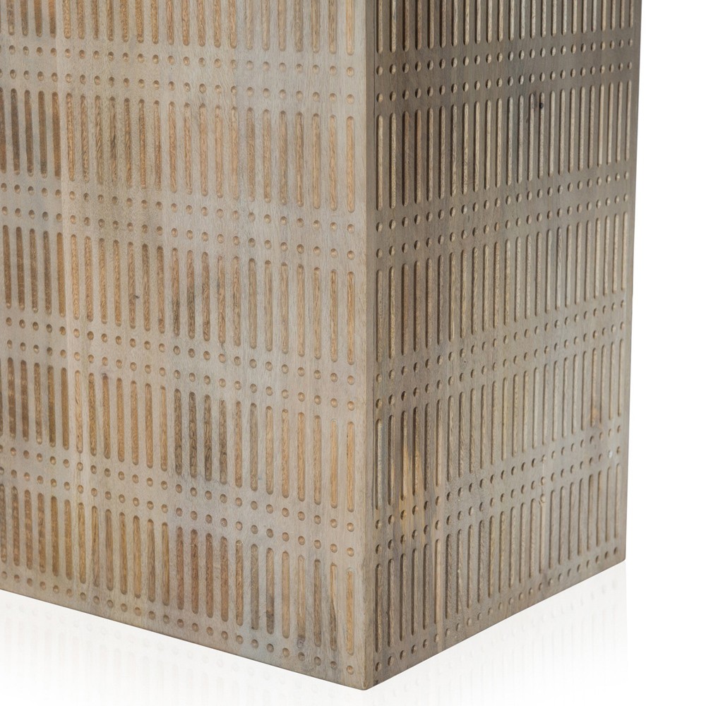 Madison Modern Classic Light Wash Mango Wood Rectangular Dining Table - 84"|