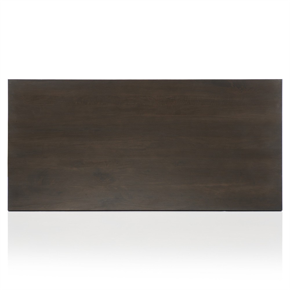 Madison Modern Classic Brown Mango Wood Rectangular Dining Table - 84"|