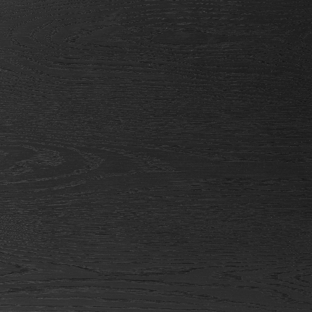 Rosal Modern Classic Black Oak Woven Rush Sideboard|