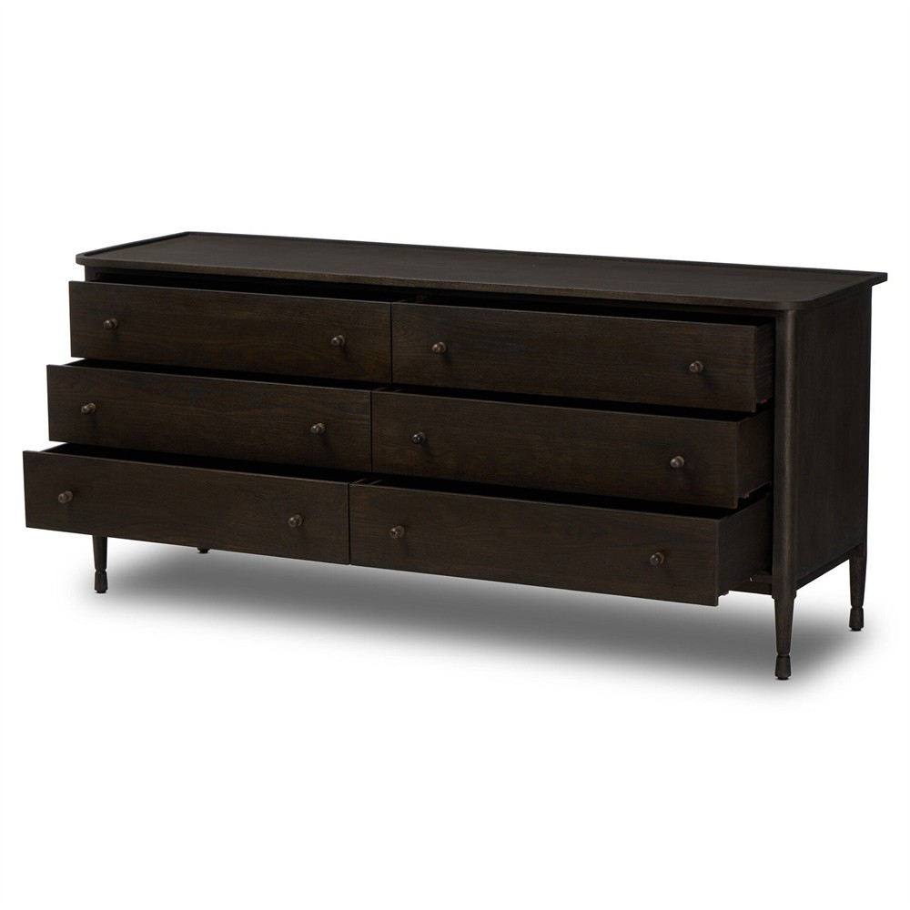 Franny Espresso Oak Dresser | Kathy Kuo Home