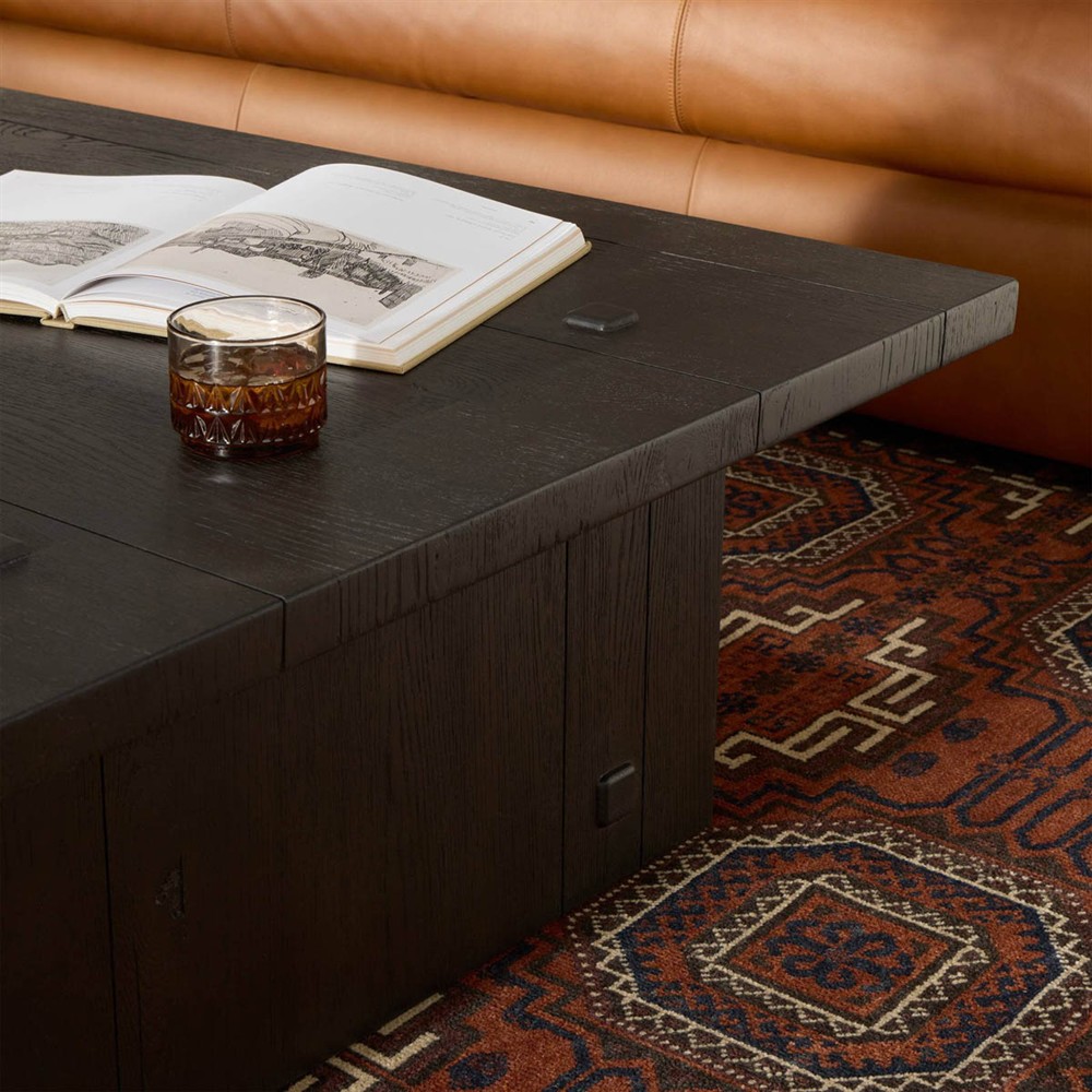 Zeno Cracked Smoked Black Oak Coffee Table 51