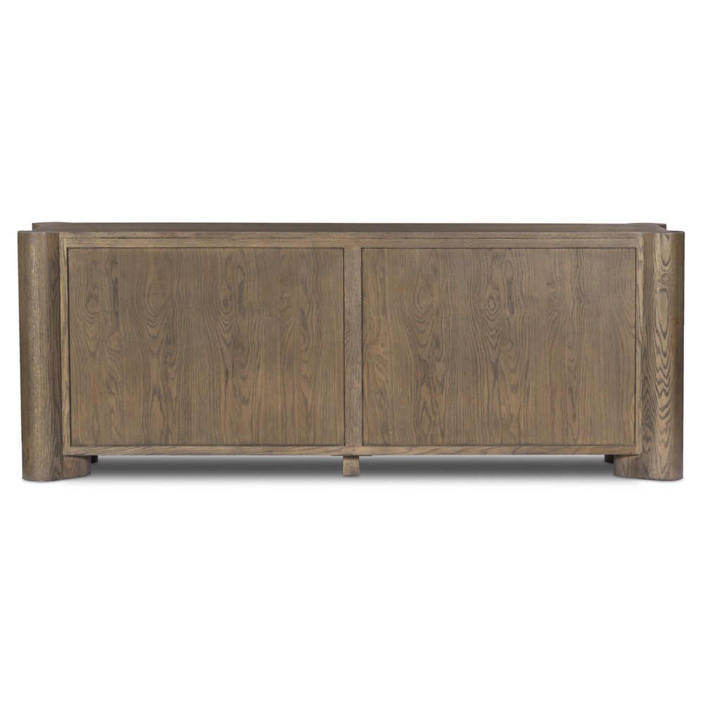 Soho Rustic Lodge Aged Natural Oak Sideboard|