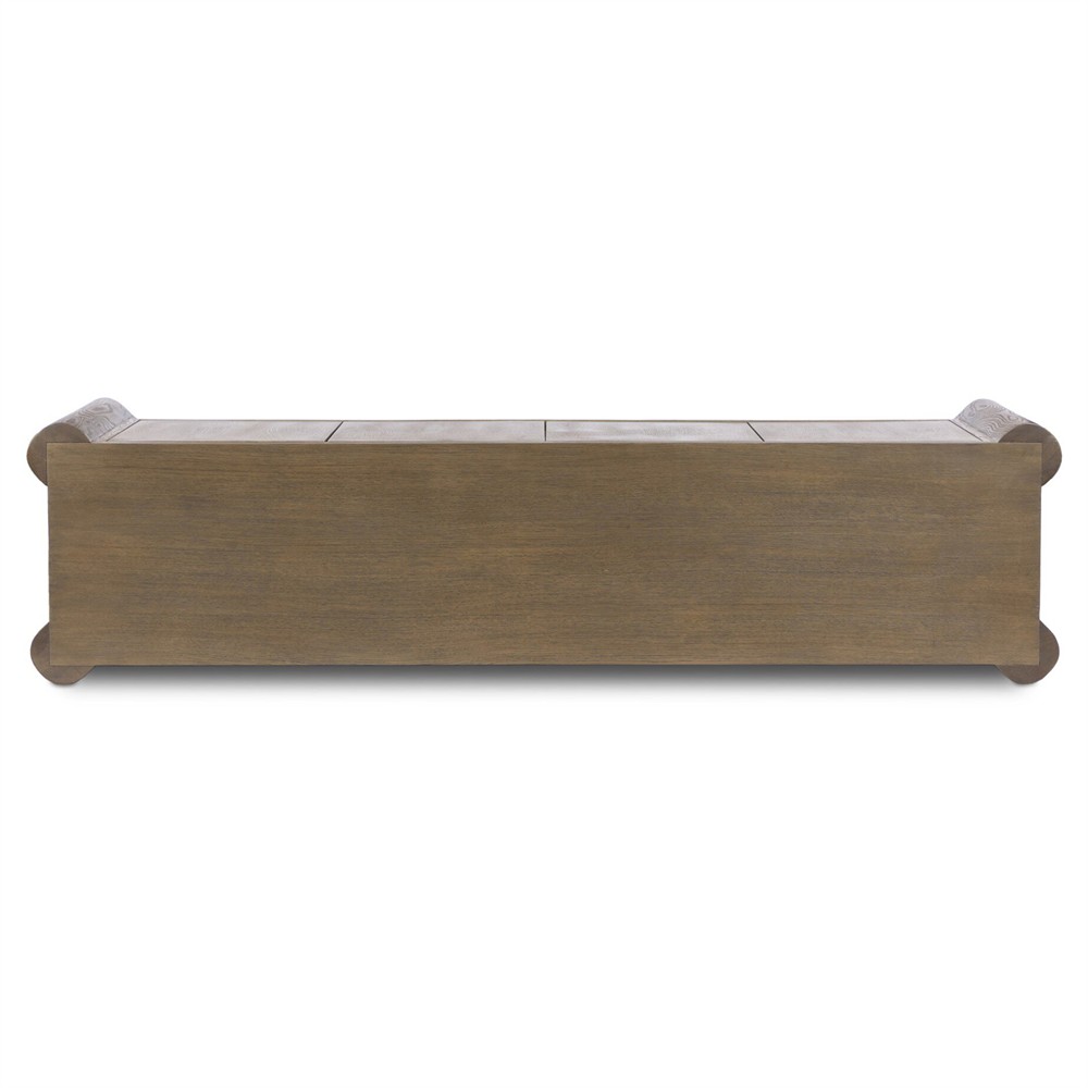 Soho Rustic Lodge Aged Natural Oak Sideboard|