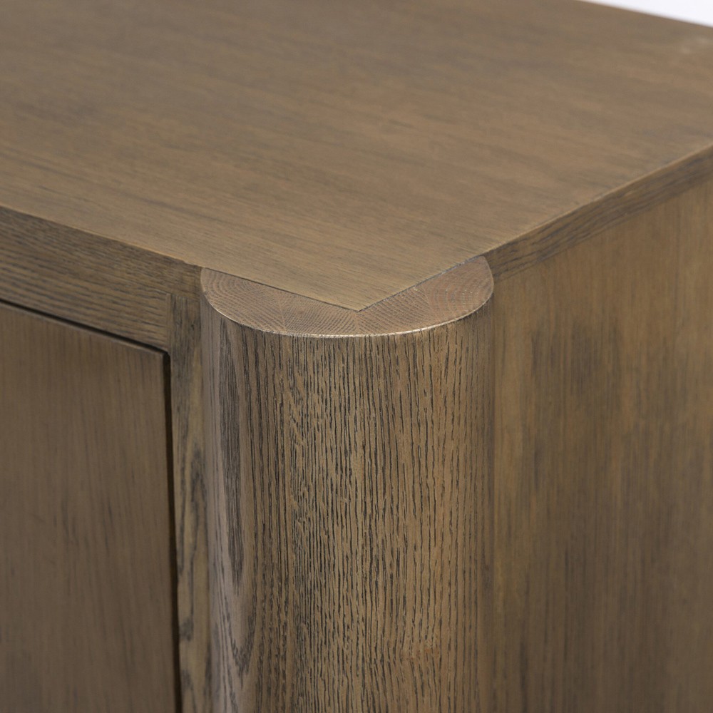 Soho Rustic Lodge Aged Natural Oak Sideboard|