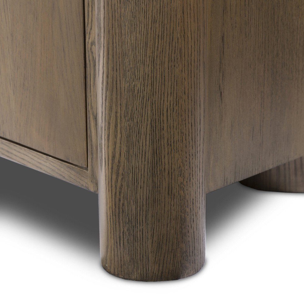 Soho Rustic Lodge Aged Natural Oak Sideboard|