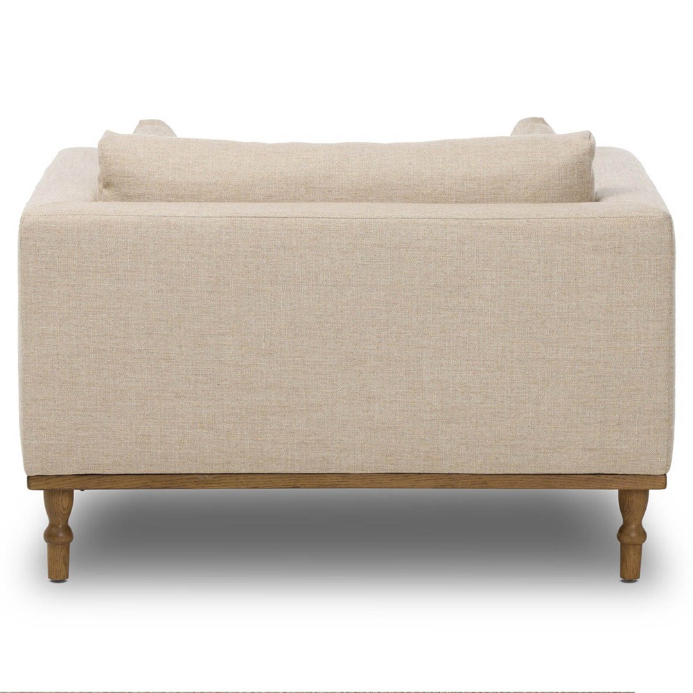 Harlin Updated Traditional Alcala Wheat Performance Chair and a Half|