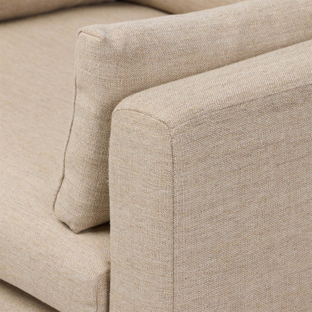 Harlin Updated Traditional Alcala Wheat Performance Chair and a Half|