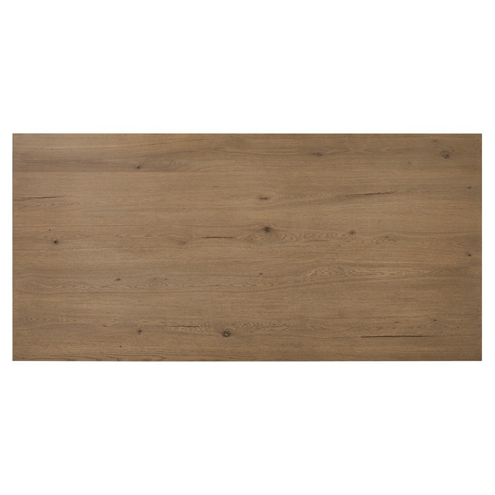 Jonathan Rustic Lodge Light Oak Rectangular Dining Table - 84"|