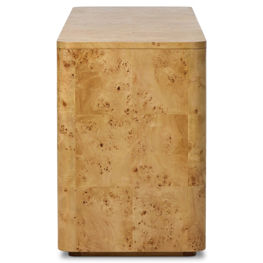 Mullins Modern Classic Natural Burl Double Dresser|