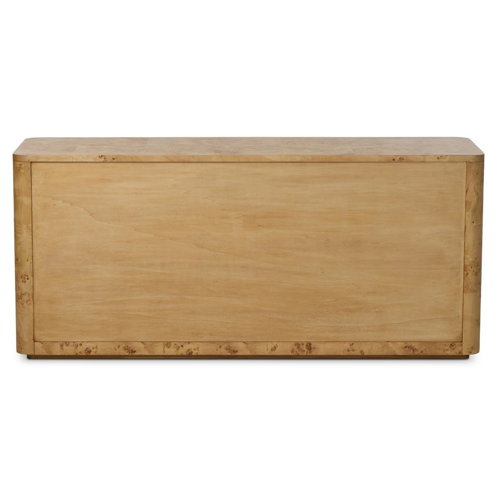Mullins Modern Classic Natural Burl Double Dresser|