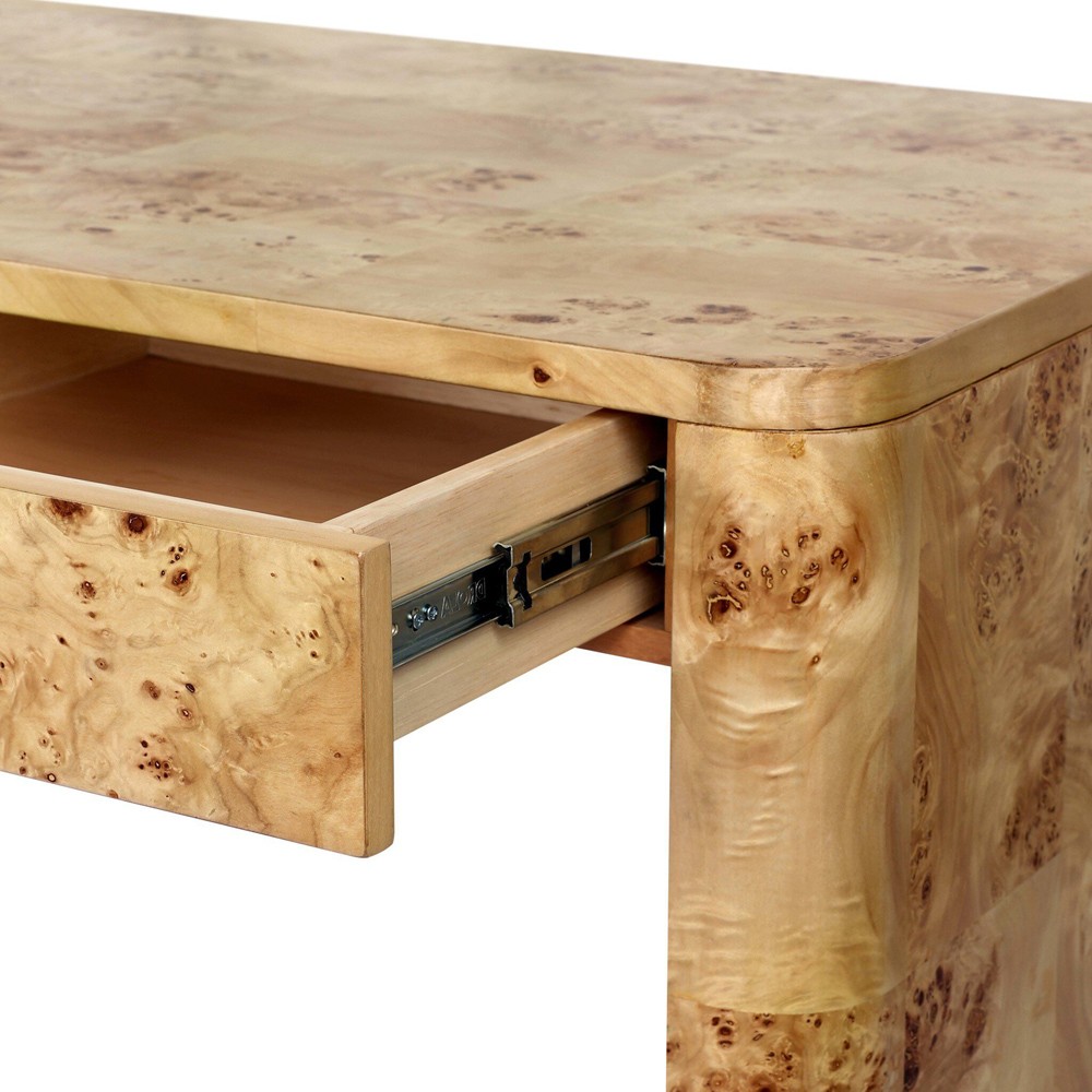 Mullins Modern Classic Natural Burl Desk|