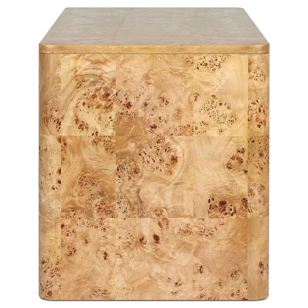 Mullins Modern Classic Natural Burl Desk|