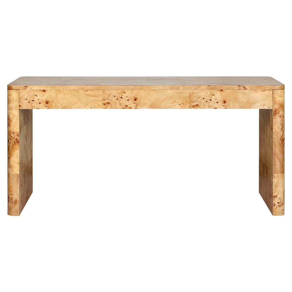 Mullins Modern Classic Natural Burl Desk|