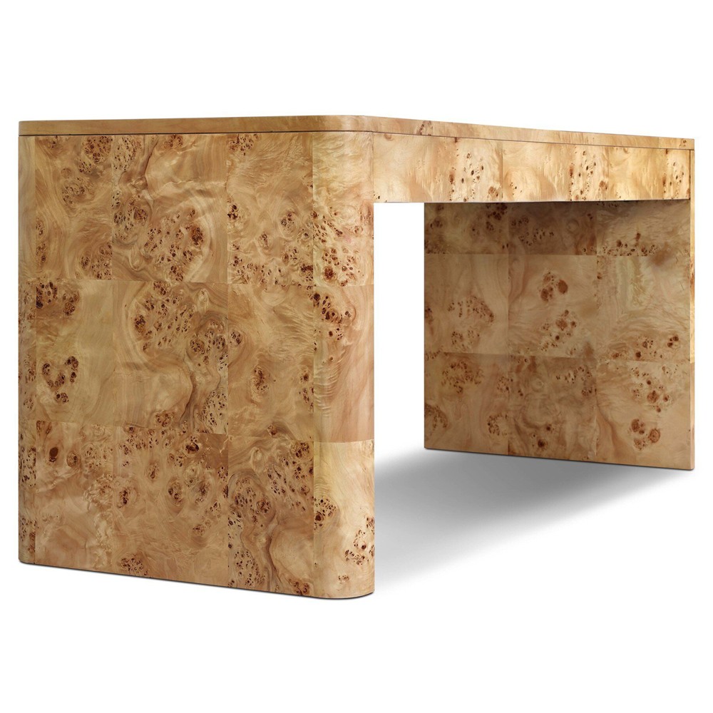 Mullins Modern Classic Natural Burl Desk|