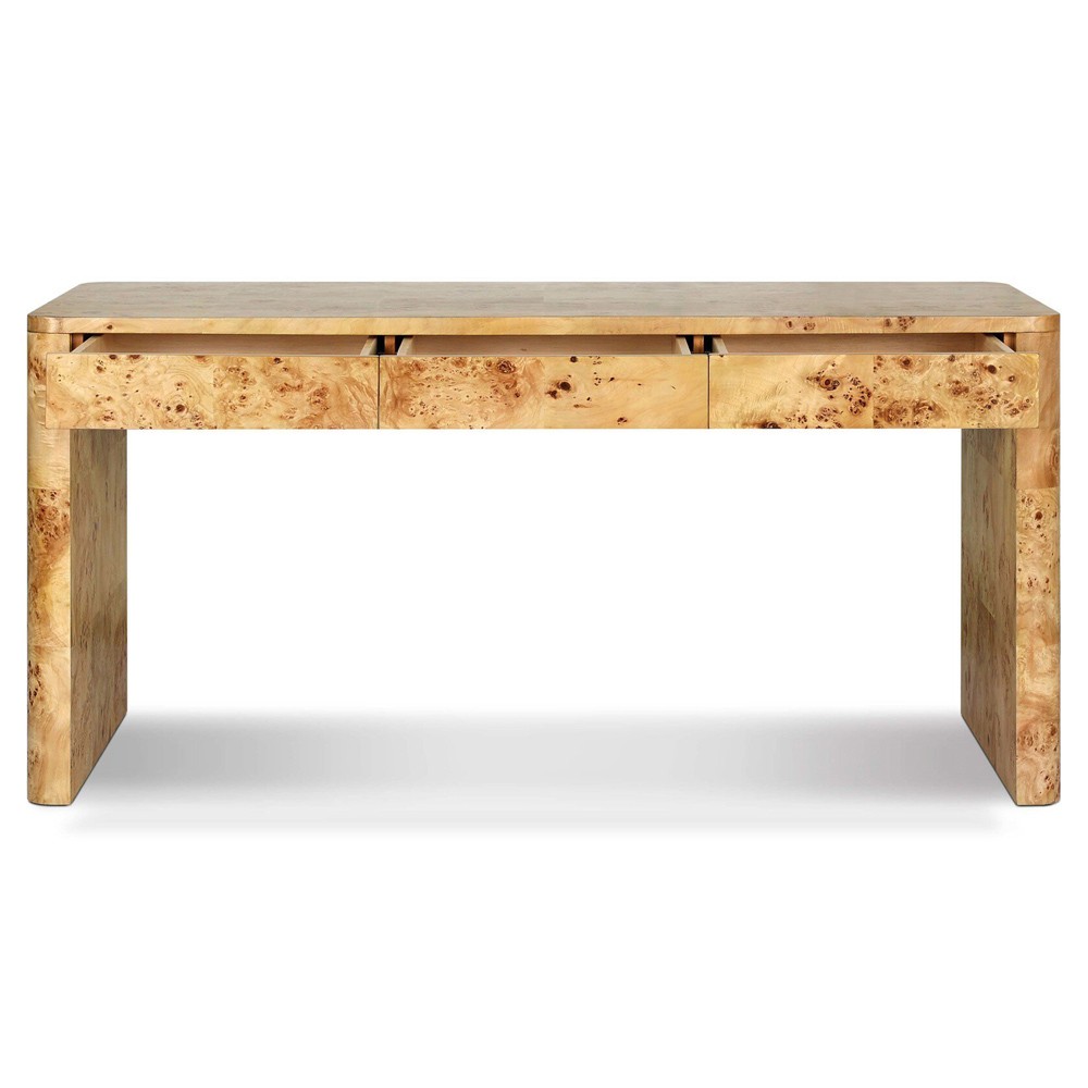 Mullins Modern Classic Natural Burl Desk|