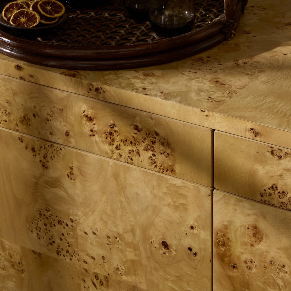 Mullins Modern Classic Natural Burl Sideboard|
