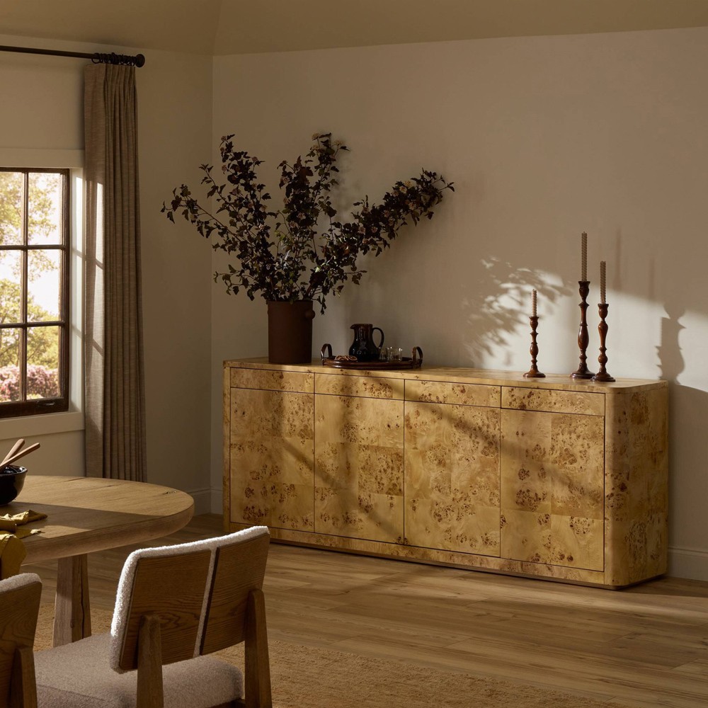 Mullins Modern Classic Natural Burl Sideboard|