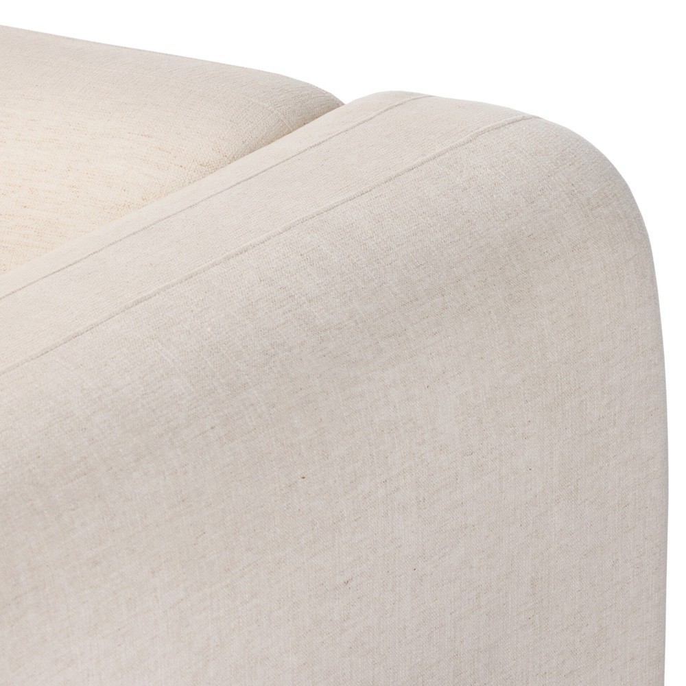 Roy Modern Classic Crypton Nomad Snow Sofa - 96