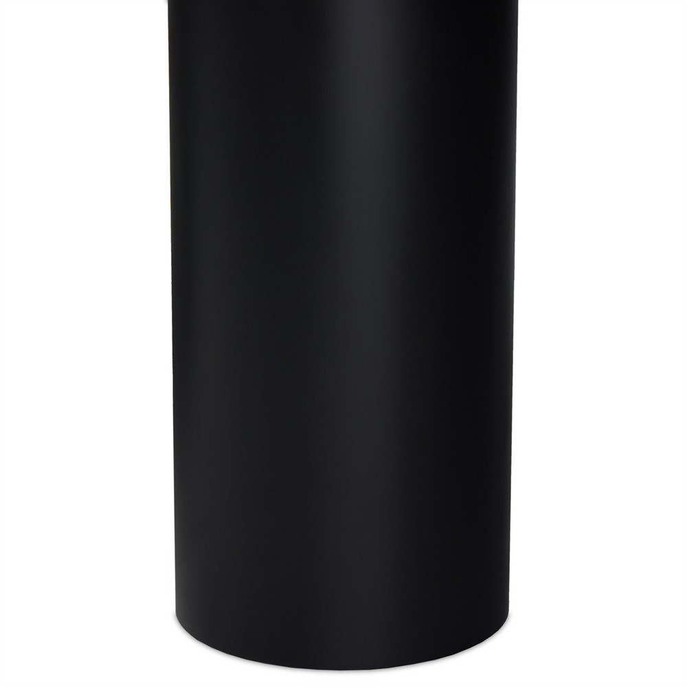 Gary Modern Classic Black Marble Oval Dining Table - 78''|