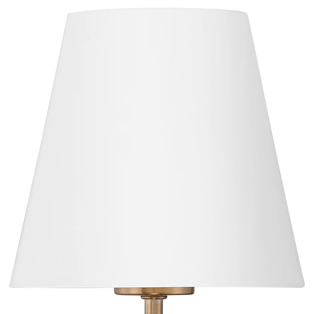 Isaiah Updated Traditional White Steel Shade 2 Light Linear Chandelier|