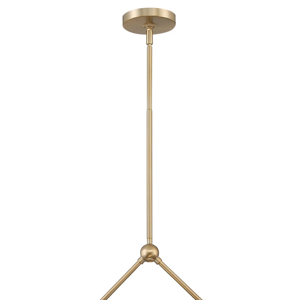 Isaiah Updated Traditional Black Steel Shade 2 Light Linear Chandelier|