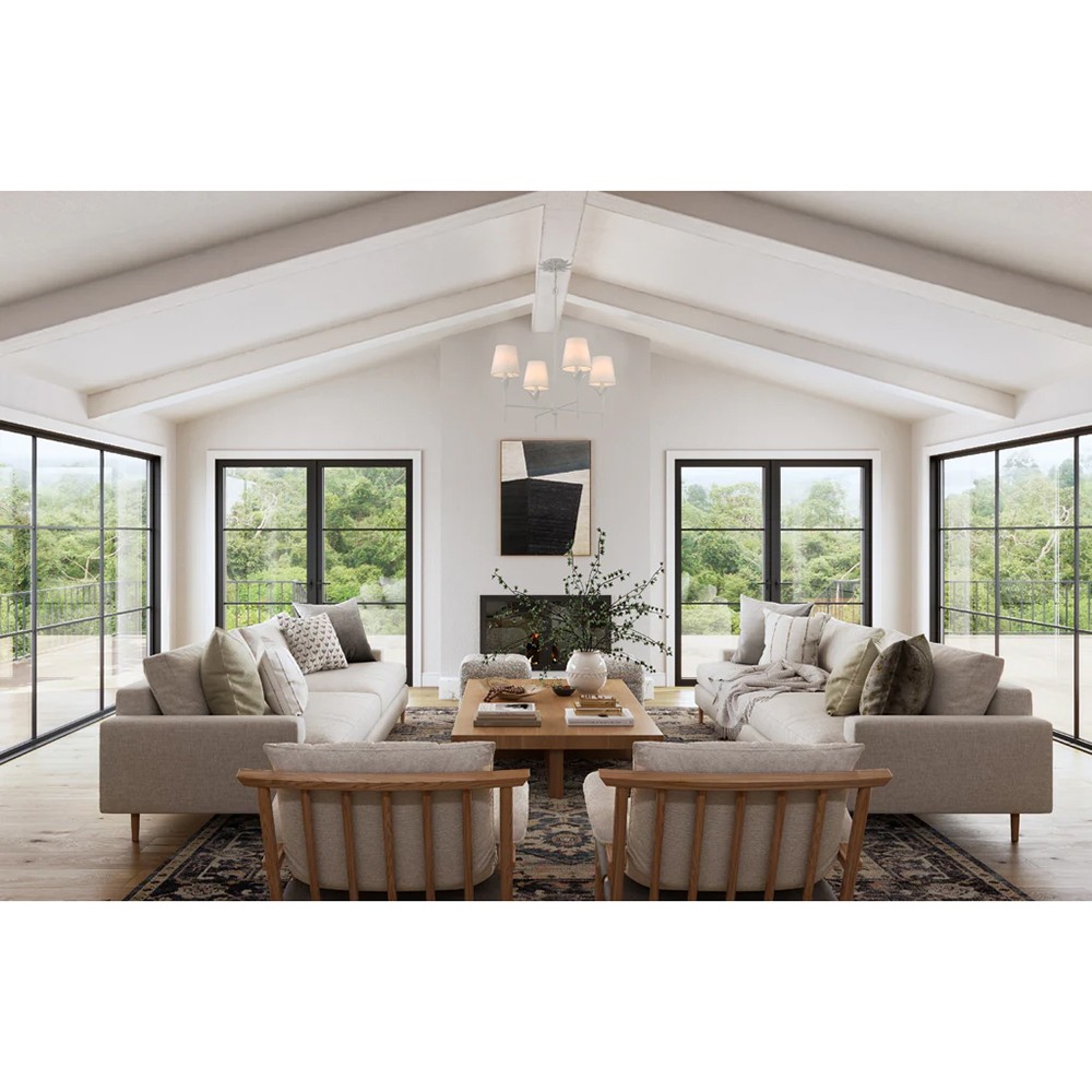 Liora Updated Traditional White Silk Shade Matte White Chandelier|