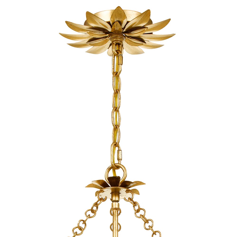 Liora Updated Traditional White Silk Drum Shade Antique Gold 8 Light Chandelier|