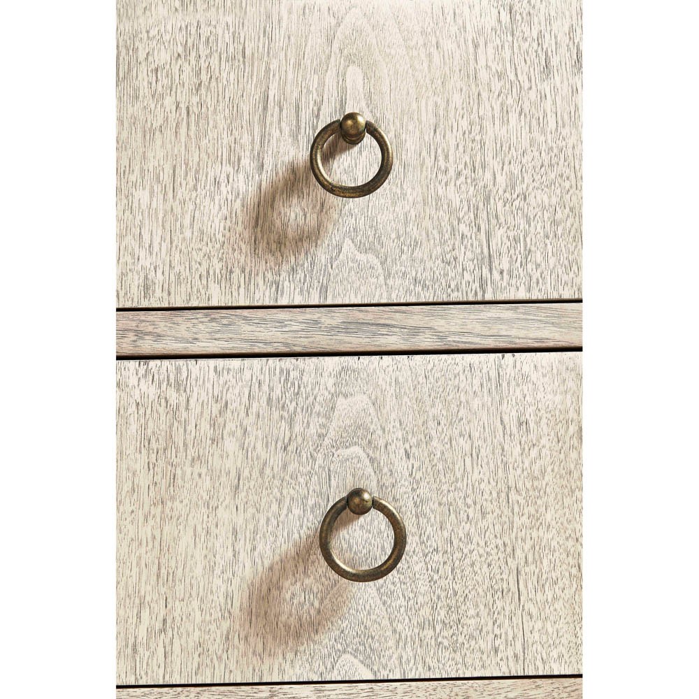 Delphina French Country Bleached Walnut Bachelor Chest|