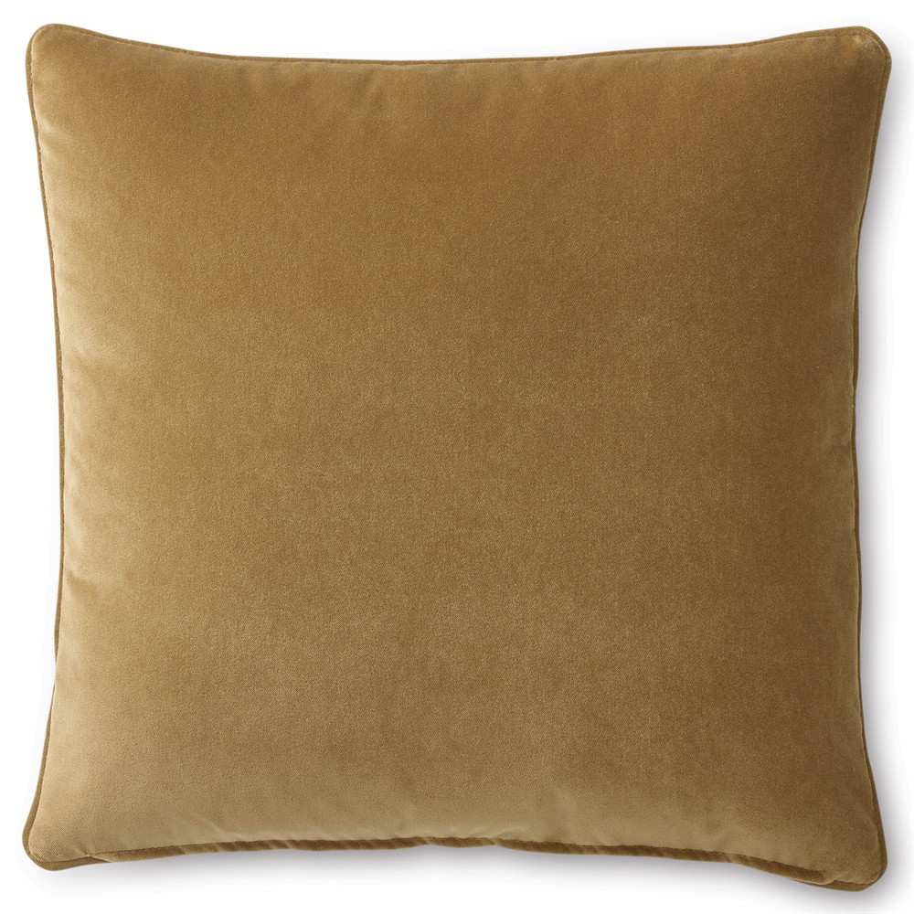 Merritt Amber Embroidered Throw Pillow - 22x22 22X22