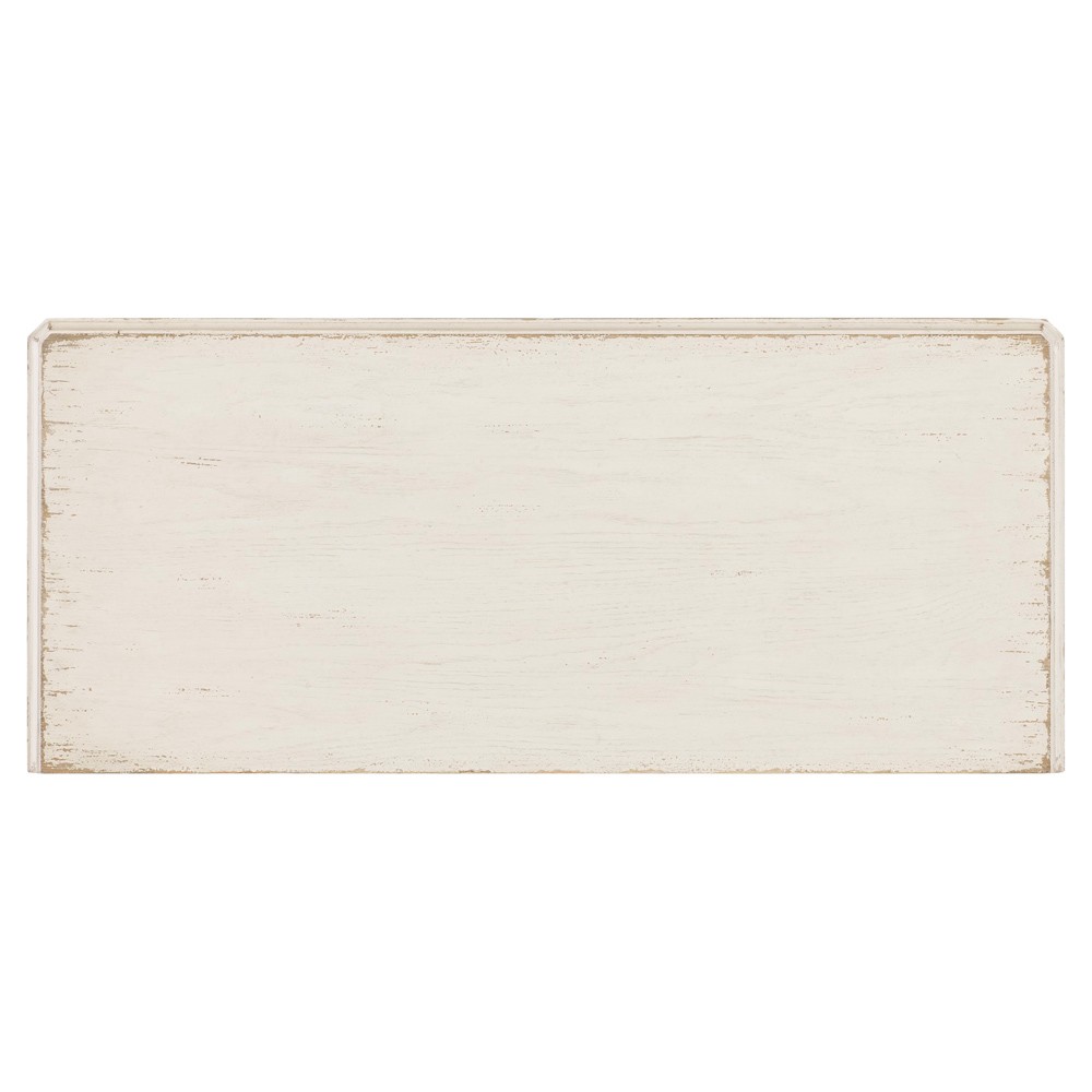 Asher French Country White Oak Wood Bachelor Chest|