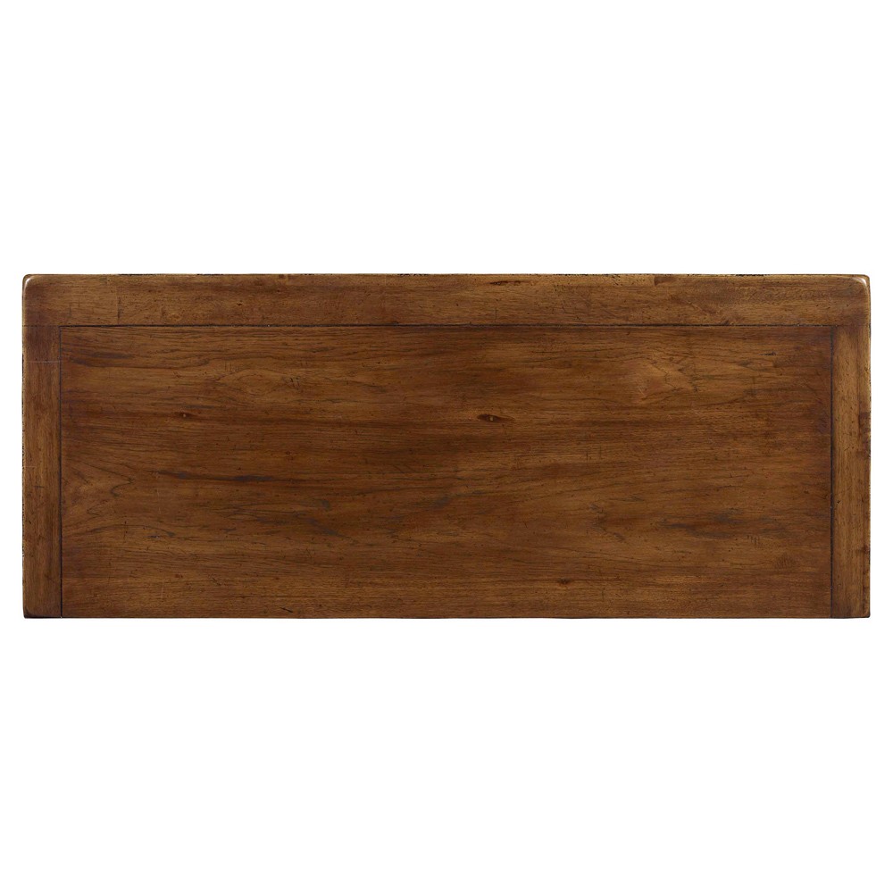 Alban Updated Traditional Brown Wood Dresser|