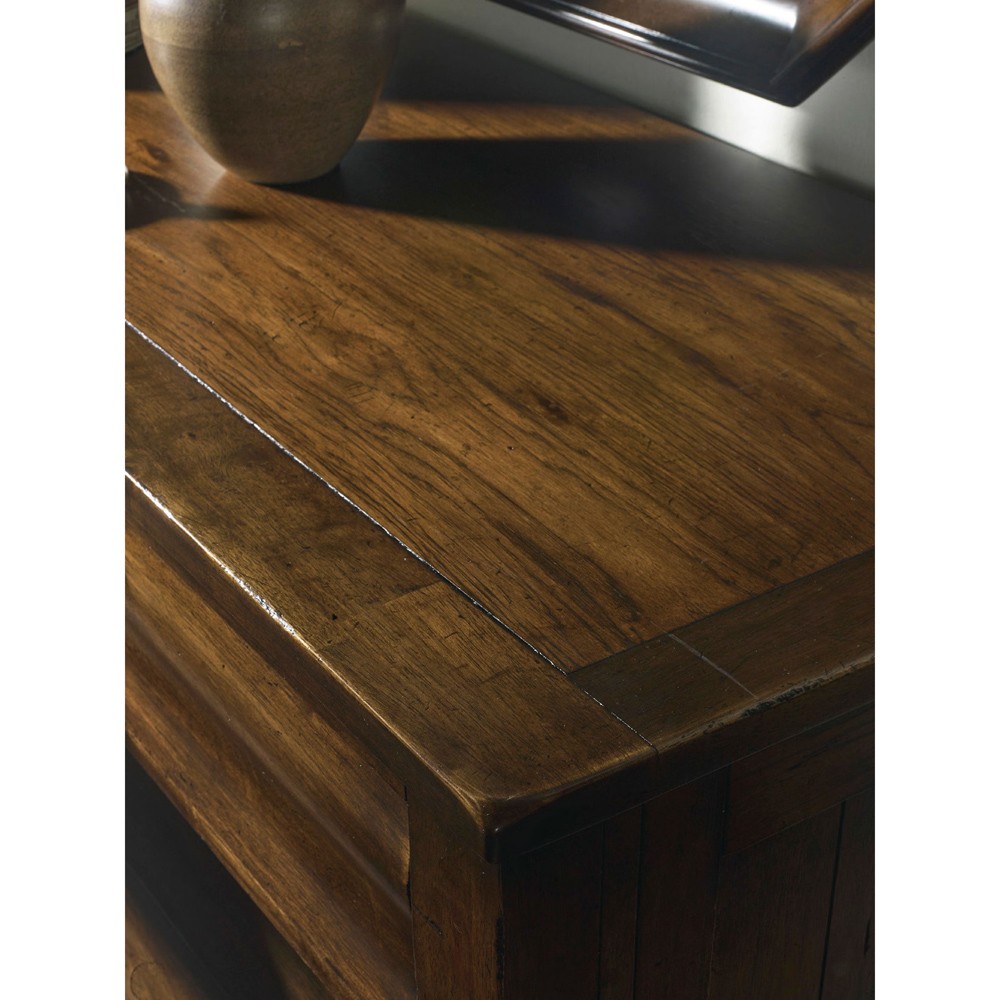 Alban Updated Traditional Brown Wood Dresser|