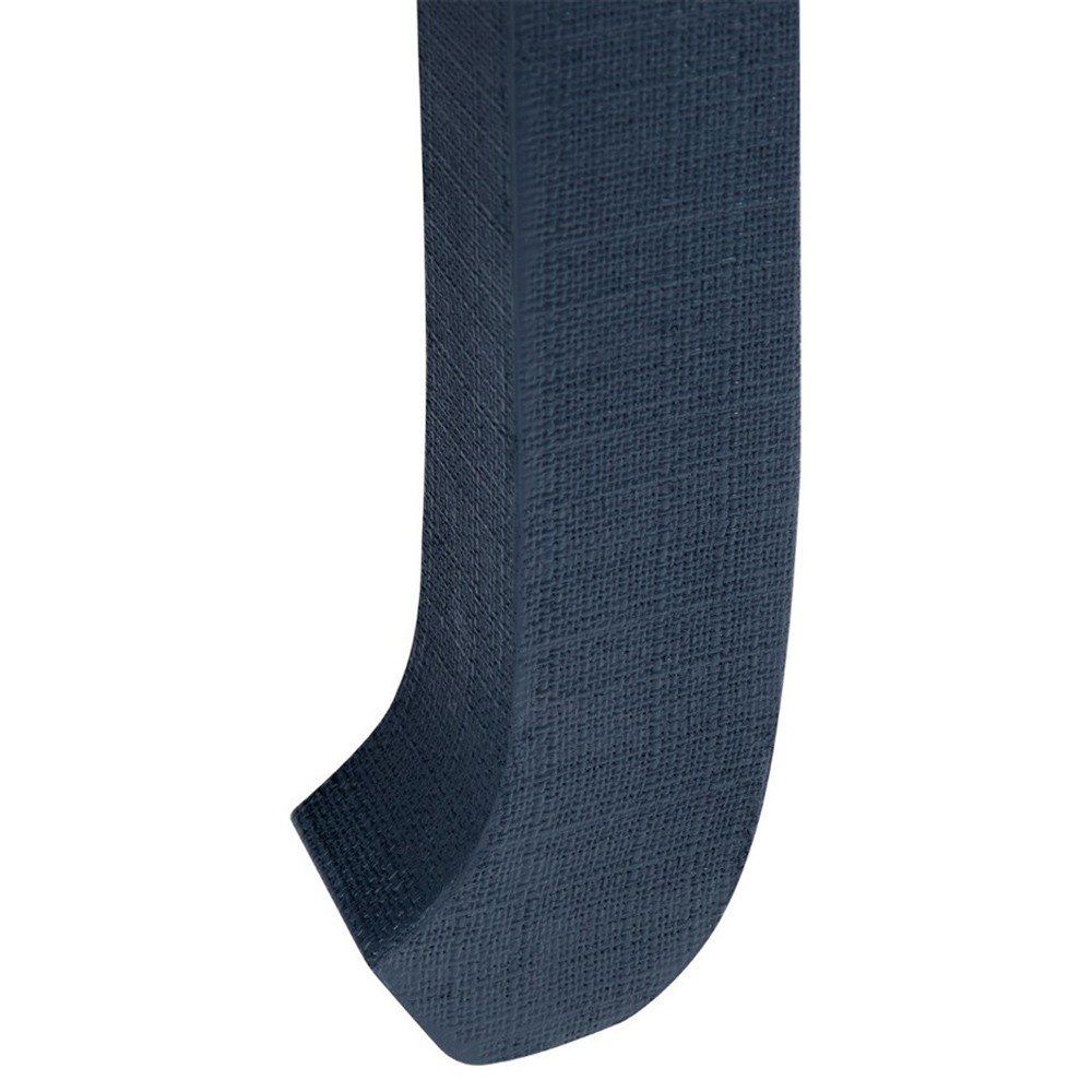 Bethany Coastal Storm Blue Linen Square Coffee Table|