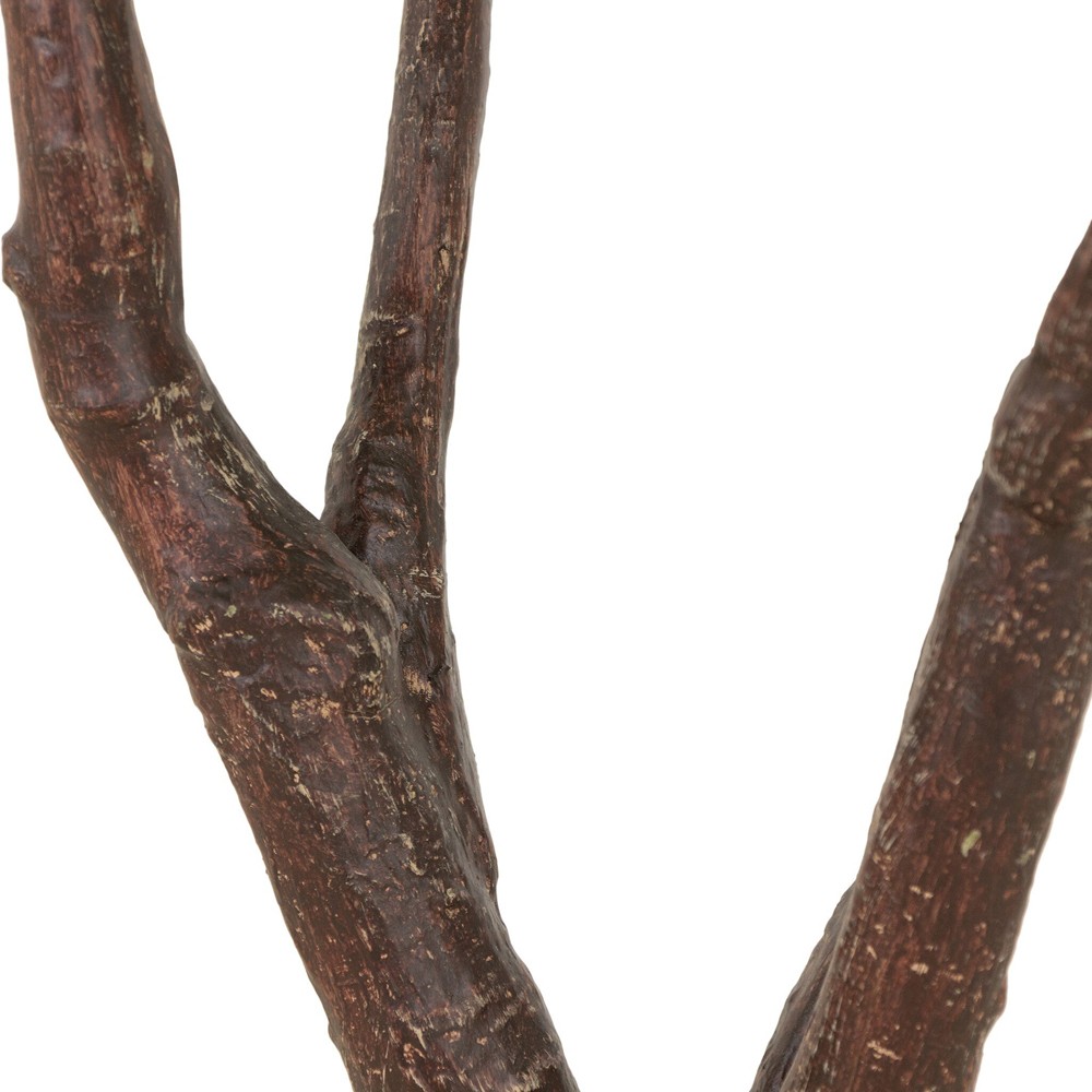 Elara Updated Traditional Green Faux Fiddle Leaf Potted Tree - 7'|