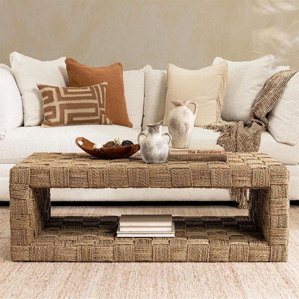 クラッシュゲート　ZINRO COFFEE TABLE Zayden Drifted Oak 48